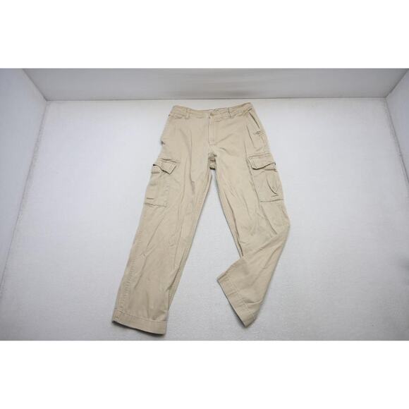 Urban Pipeline Up Cargo Pants Beige Loose Baggy Straight Flat Mens Size 32 x 30 - Picture 1 of 9